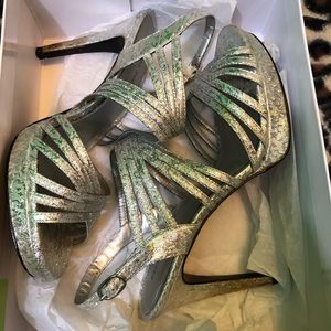 Silver heels